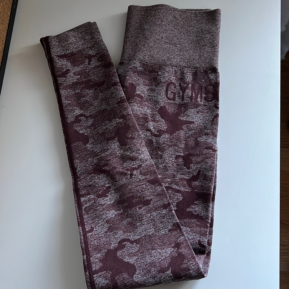 GYMSHARK CAMO SEAMLESS LEGGINGS